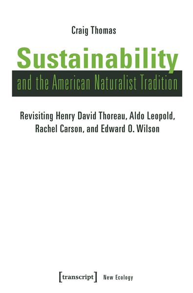 Produktbild: Sustainability and the American Naturalist Tradition