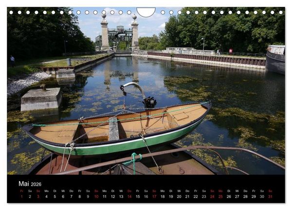 Produktbild: Binnenschiff Ahoi! (Wandkalender 2026 DIN A4 quer), CALVENDO Monatskalender