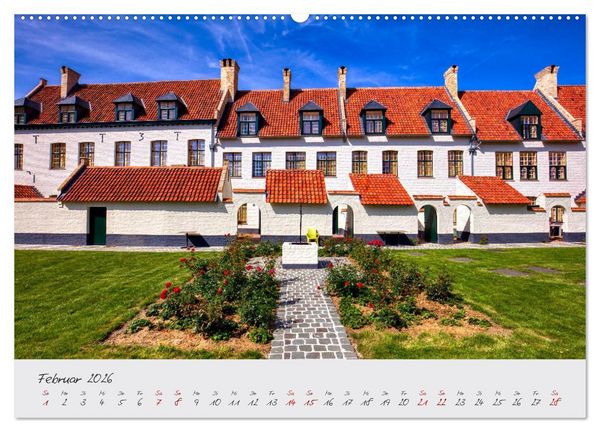 Produktbild: Belgien - Grafschaft Flandern (Wandkalender 2026 DIN A2 quer), CALVENDO Monatskalender