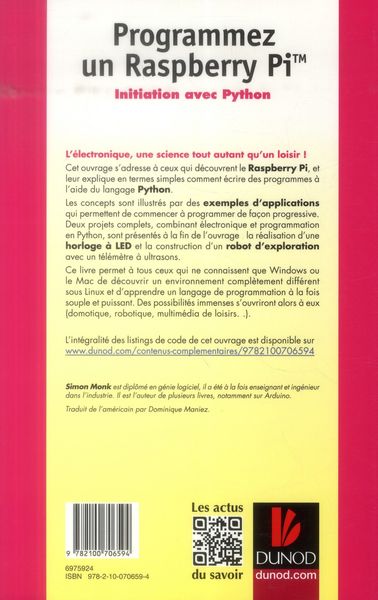 Produktbild: Programmer un Raspberry Pi;