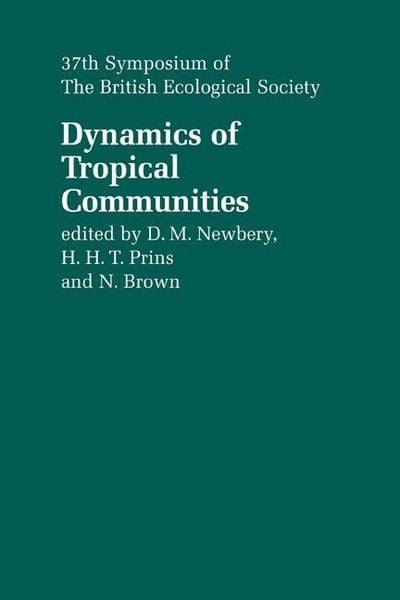Produktbild: Dynamics of Tropical Communities