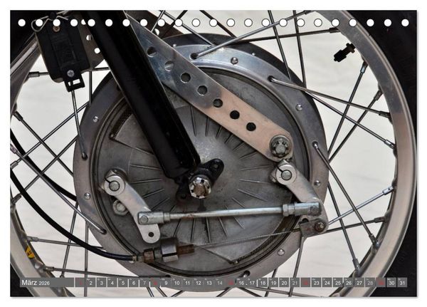 Produktbild: Honda CB 72 (Tischkalender 2026 DIN A5 quer), CALVENDO Monatskalender