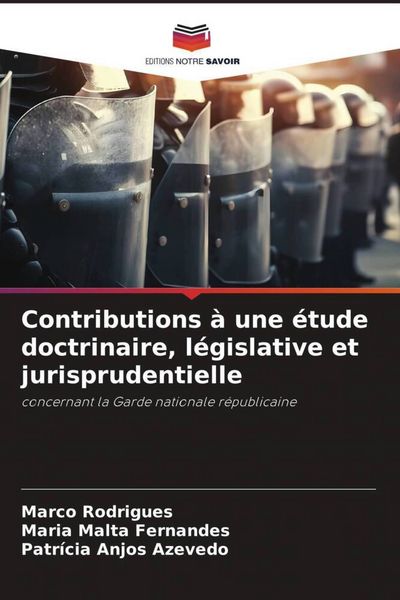 Produktbild: Contributions &agrave; une &eacute;tude doctrinaire, l&eacute;gislative et jurisprudentielle