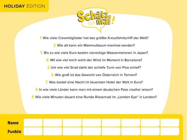 Produktbild: Sch&auml;tz mal! Holiday Edition