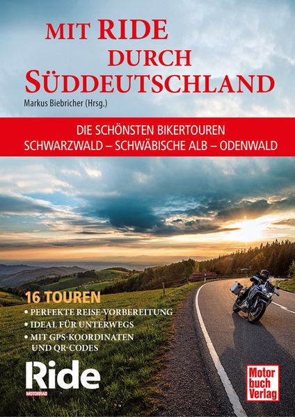 Produktbild: Mit RIDE durch S&uuml;ddeutschland