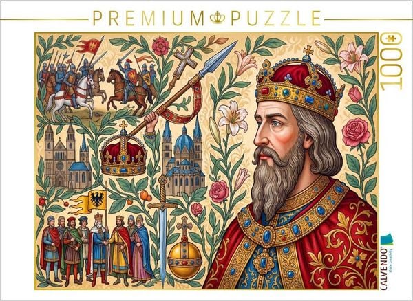 CALVENDO Puzzle Otto der Große (912-973) | 1000 Teile Lege-Größe 64 × 48 cm Foto-Puzzle für glückliche Stunden
