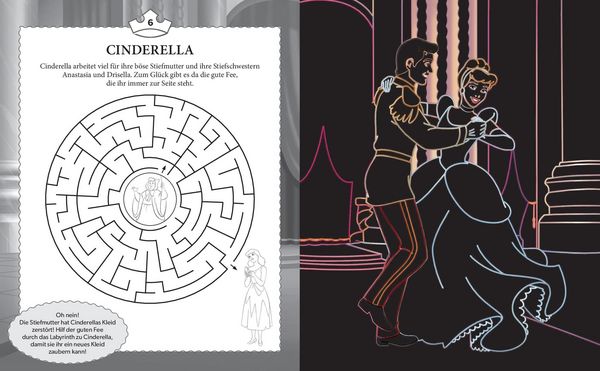 Produktbild: Disney Prinzessin Kritzel-Kratzel-Buch