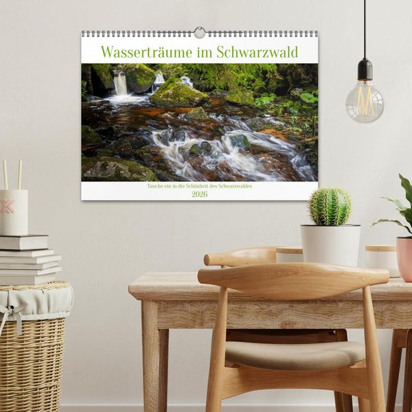 Produktbild: Wassertr&auml;ume im Schwarzwald (Wandkalender 2026 DIN A3 quer), CALVENDO Monatskalender