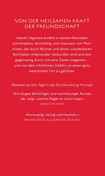 Produktbild: Die Abende in der Buchhandlung Morisaki &minus; Roman (B&uuml;cherliebe in Tokio 2)
