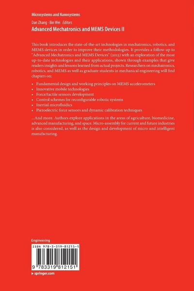 Produktbild: Advanced Mechatronics and MEMS Devices II