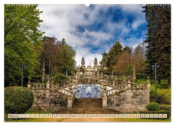 Produktbild: Von Porto bis an die Algarve (Wandkalender 2026 DIN A2 quer), CALVENDO Monatskalender
