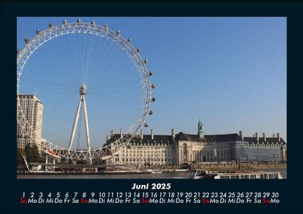 Produktbild: London 2025 Fotokalender DIN A5