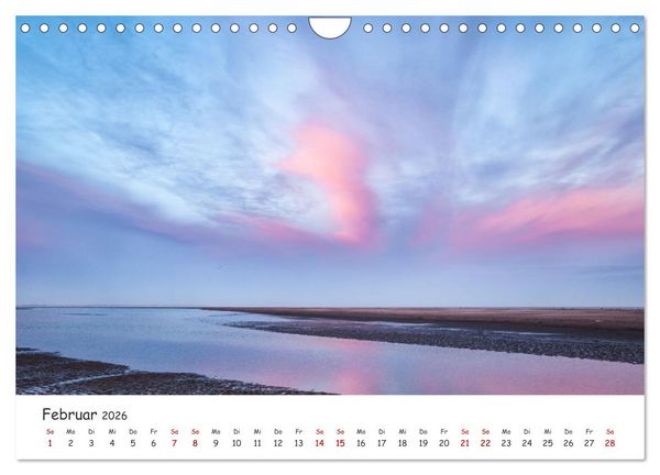Produktbild: Sehnsuchtinsel Langeoog (Wandkalender 2026 DIN A4 quer), CALVENDO Monatskalender