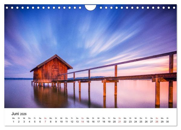 Produktbild: Landschaften vom Licht gek&uuml;&szlig;t (Wandkalender 2026 DIN A4 quer), CALVENDO Monatskalender