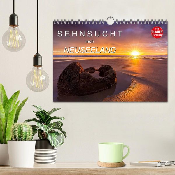 Produktbild: Sehnsucht nach Neuseeland (Wandkalender 2026 DIN A4 quer), CALVENDO Monatskalender
