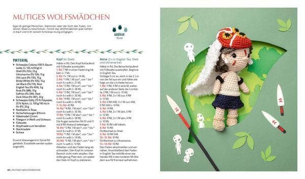 Produktbild: Das inoffizielle Ghibli-H&auml;kelbuch &ndash; 23 zauberhafte Amigurumis f&uuml;r Fans des legend&auml;ren Anime-Studios