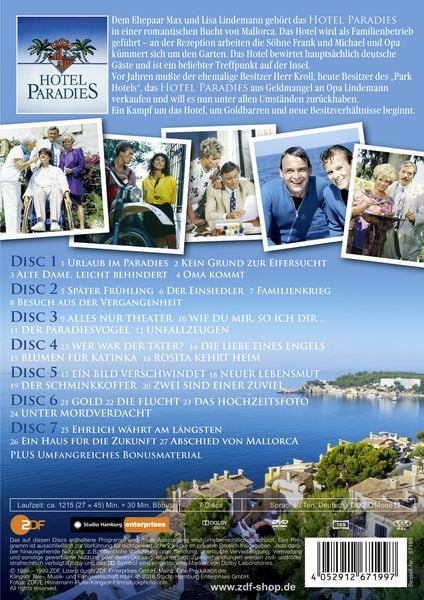 Produktbild: Hotel Paradies - Die komplette Kult-Serie [7 DVDs]