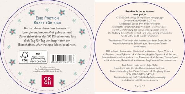 Produktbild: Impulskarten: Eine Runde Kraft tanken