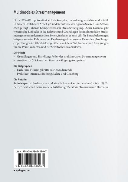 Produktbild: Multimodales Stressmanagement