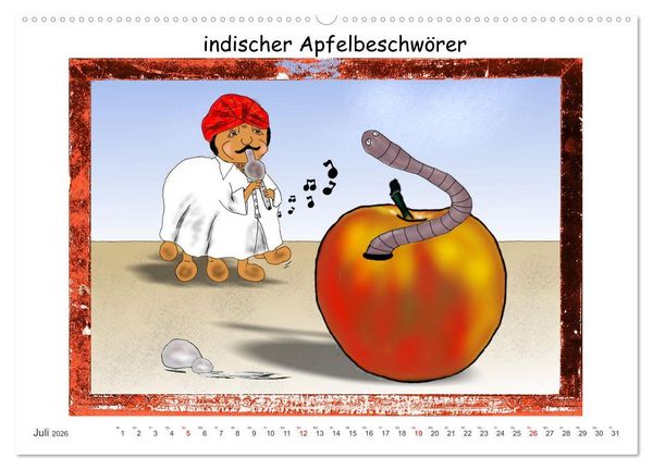 Produktbild: DIE SPINNEN DOCH (hochwertiger Premium Wandkalender 2026 DIN A2 quer), Kunstdruck in Hochglanz