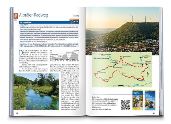 Produktbild: BVA ADFC-Ratgeber 260 Radfernwege in Deutschland