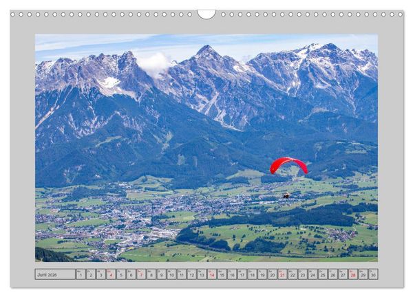 Produktbild: Gr&uuml;&szlig;e aus Saalfelden (Wandkalender 2026 DIN A3 quer), CALVENDO Monatskalender