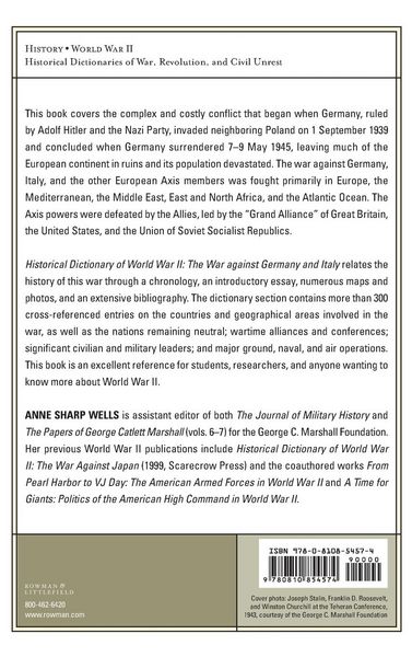 Produktbild: Historical Dictionary of World War II
