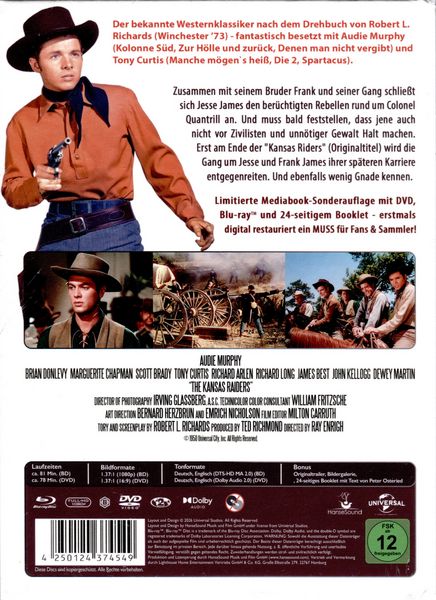 Produktbild: Reiter ohne Gnade - Mediabook - Limited Edition (Blu-ray+DVD)