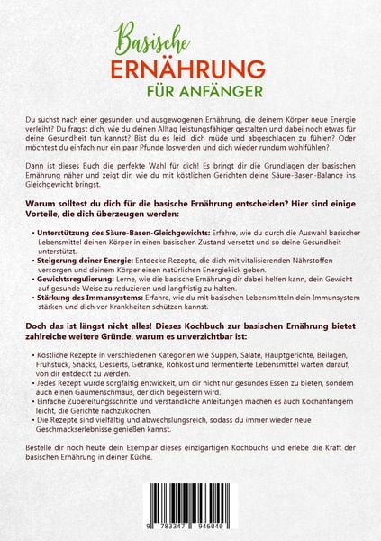 Produktbild: Basische Ern&auml;hrung f&uuml;r Anf&auml;nger