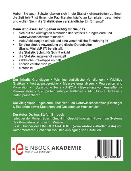 Produktbild: Statistik mit Minitab