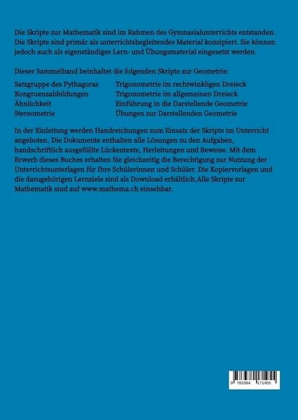 Produktbild: Skripte zur Mathematik - Geometrie