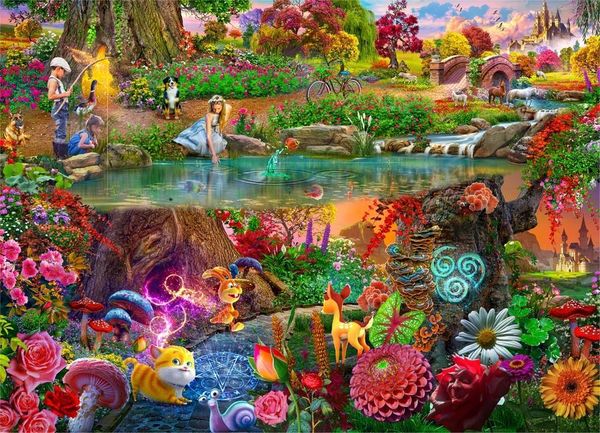Produktbild: Brain Tree - Dream Paradise 1000 Pieces Jigsaw Puzzle for Adults