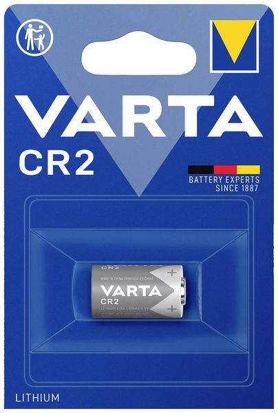 Varta LITHIUM Cylindrical CR2 Bli 1 Fotobatterie CR 2 Lithium 880 mAh 3 V 1 St.