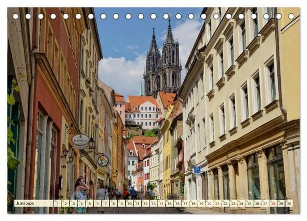 Produktbild: Bezauberndes Mei&szlig;en (Tischkalender 2026 DIN A5 quer), CALVENDO Monatskalender