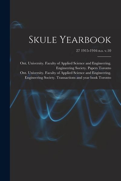 Produktbild: Skule Yearbook; 27 1915-1916 n.s. v.10