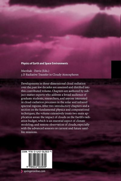 Produktbild: 3D Radiative Transfer in Cloudy Atmospheres