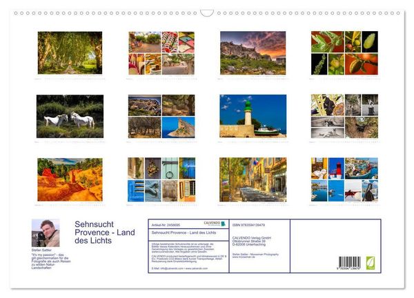Produktbild: Sehnsucht Provence - Land des Lichts (Wandkalender 2027 DIN A2 quer), CALVENDO Monatskalender