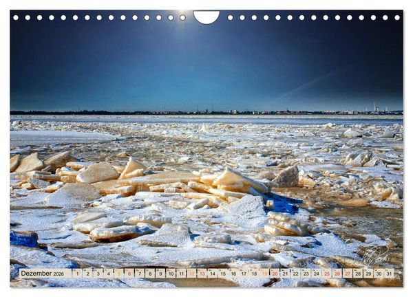 Produktbild: Friesland - Nordseebad Dangast (Wandkalender 2026 DIN A4 quer), CALVENDO Monatskalender