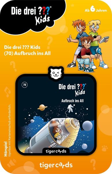 Produktbild: tigercard - Die drei ??? Kids - Folge 70: Aufbruch ins All
