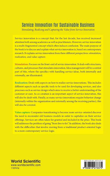 Produktbild: Service Innovation For Sustainable Business
