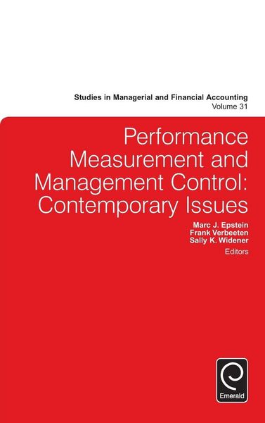 Produktbild: Performance Measurement and Management Control