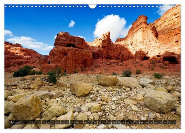 Produktbild: Jordanien &ndash; Felsenstadt Petra (Wandkalender 2026 DIN A3 quer), CALVENDO Monatskalender