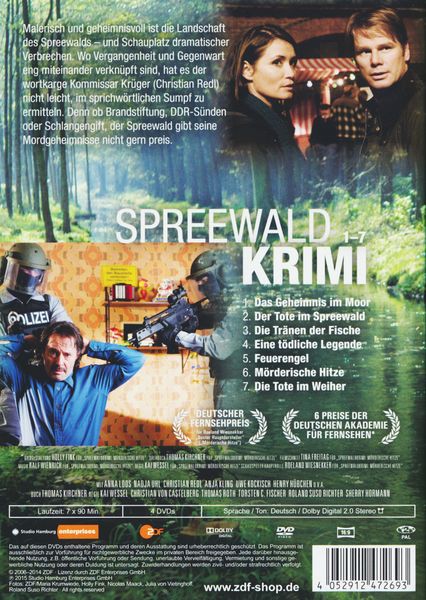 Produktbild: Spreewaldkrimi - Komplettbox/Episode 1-7 [4 DVDs]
