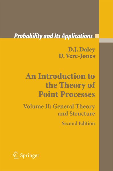 Produktbild: An Introduction to the Theory of Point Processes