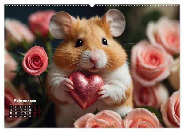 Produktbild: Hamstertage (Wandkalender 2027 DIN A2 quer), CALVENDO Monatskalender