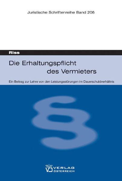 Produktbild: Die Erhaltungspflicht des Vermieters