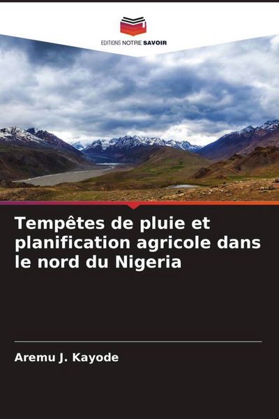 Produktbild: Temp&ecirc;tes de pluie et planification agricole dans le nord du Nigeria
