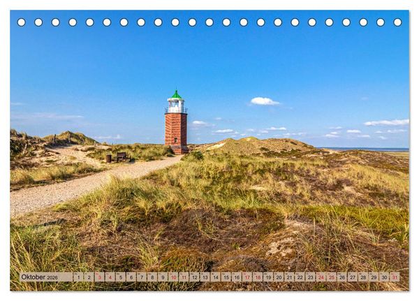 Produktbild: IN SYLT VERLIEBT (Tischkalender 2026 DIN A5 quer), CALVENDO Monatskalender