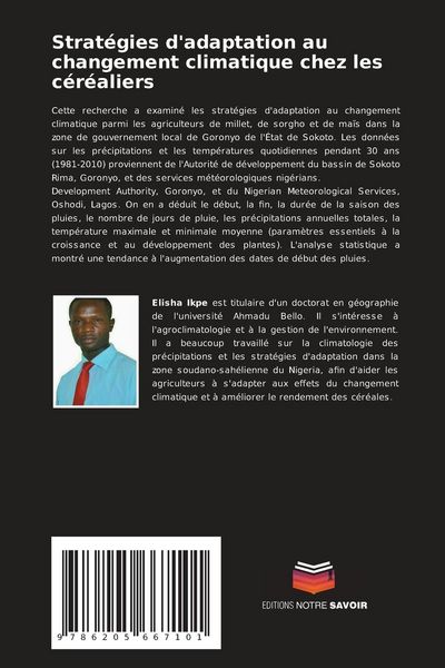 Produktbild: Strat&eacute;gies d'adaptation au changement climatique chez les c&eacute;r&eacute;aliers