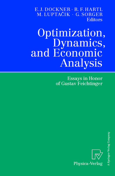 Produktbild: Optimization, Dynamics, and Economic Analysis